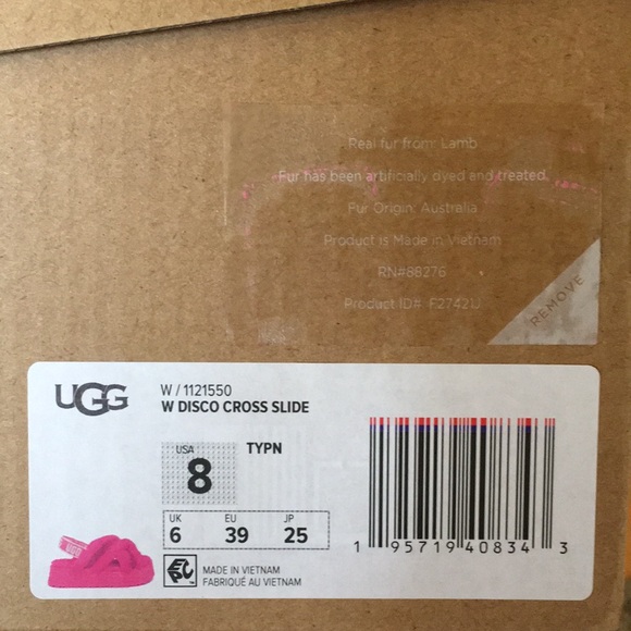 UGG | Disco Open-Toe Slip-On Platform Cross Slide - Picture 13 of 14